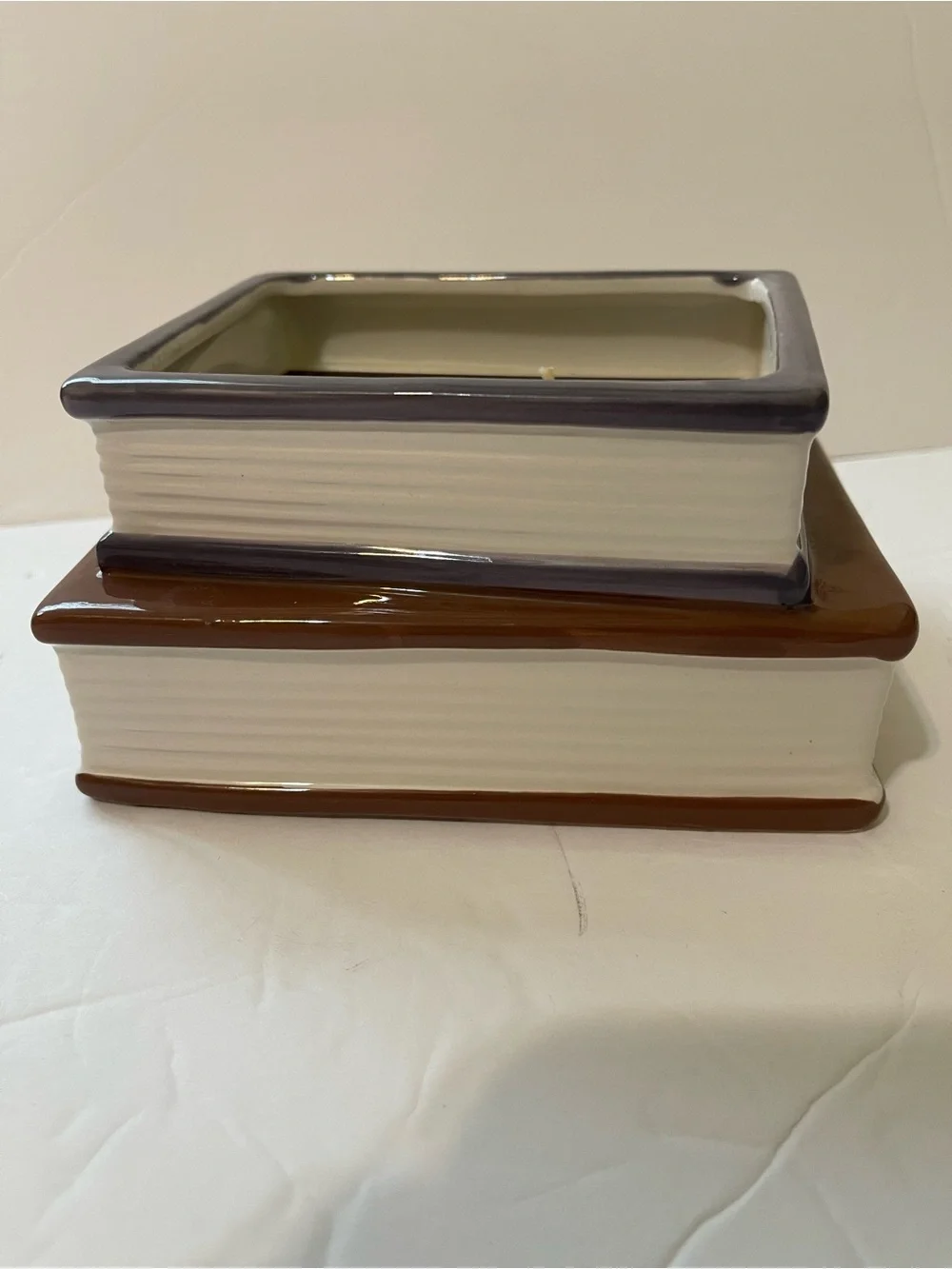 Book Candle features Sleepy Hollow/Raven Book Candle “Pumpkin Spice” - NWT **